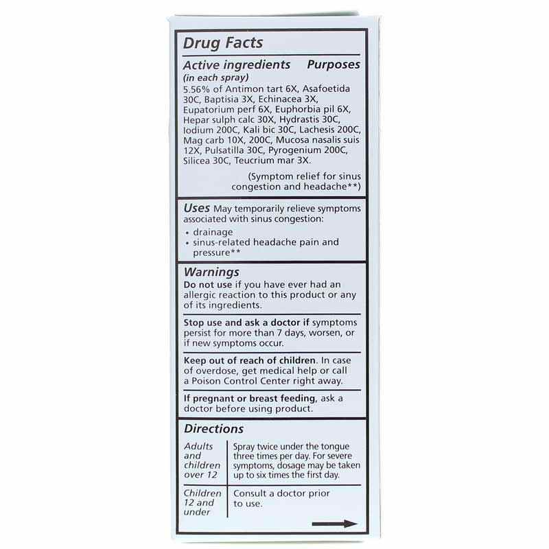 Sinus Congestion & Headache, by Liddell Laboratories, image #3