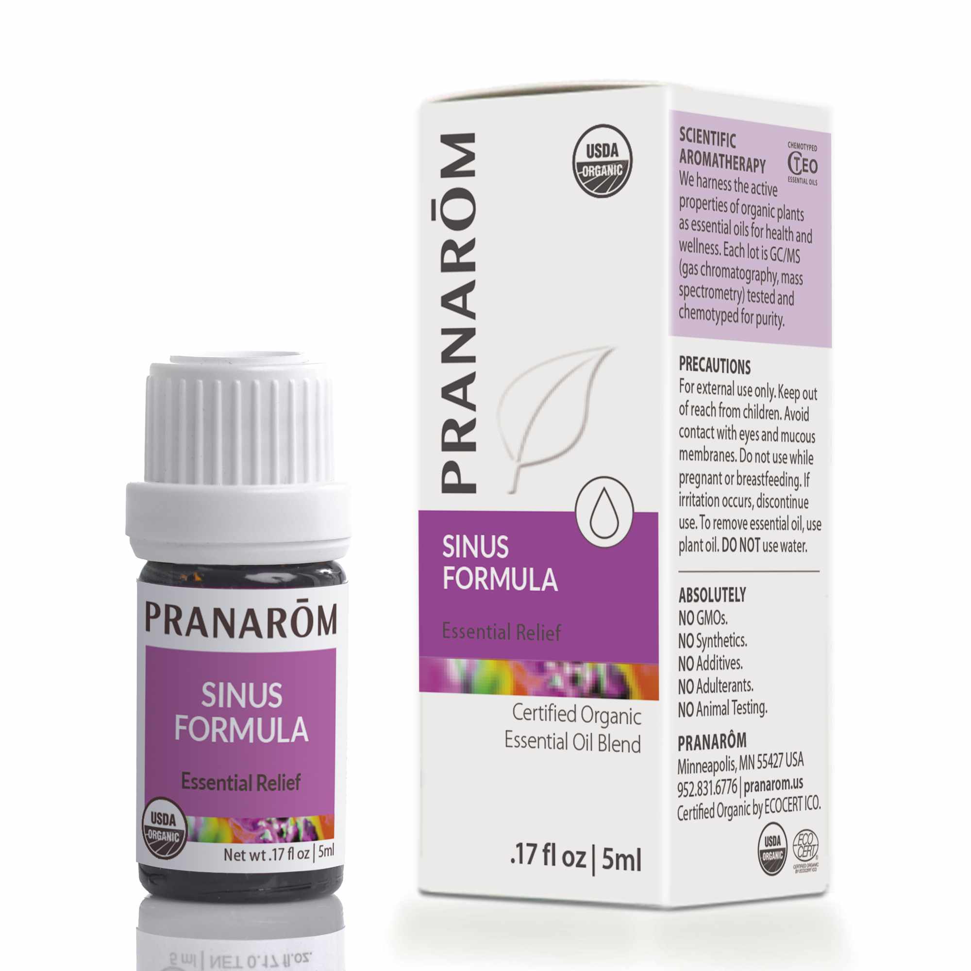 Sinus Formula Essential Oil Blend, by Pranarom
