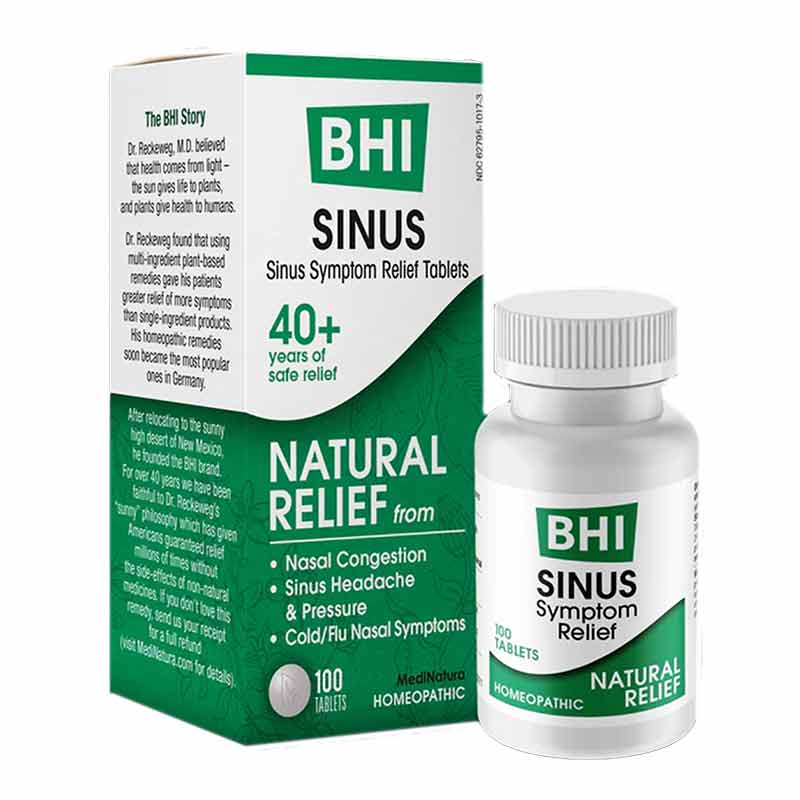 Sinus Symptom Relief Tablets, by BHI