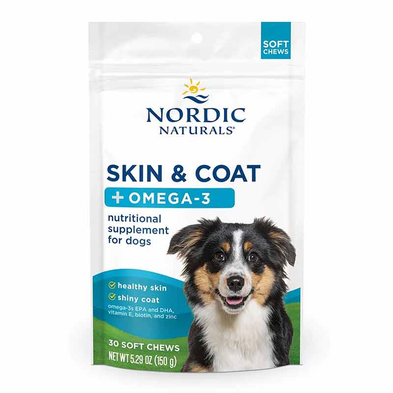 Skin & Coat + Omega-3 Soft Chews, 30 Chews, by Nordic Naturals