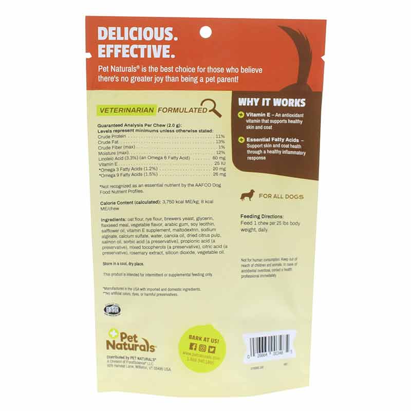 Skin + Coat for Dogs of All Sizes, by Pet Naturals Of Vermont, image #2