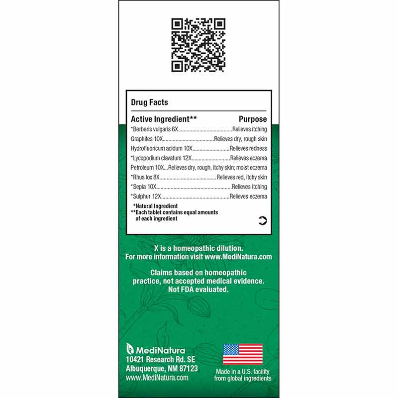 Skin Eczema Relief Tablets, by BHI, image #3