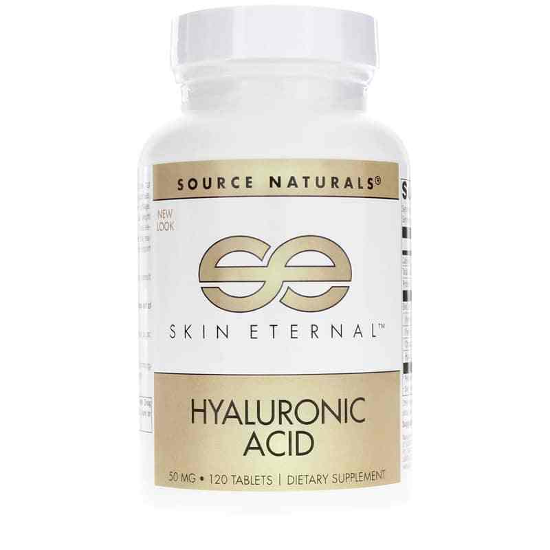 Skin Eternal Hyaluronic Acid 50 Mg Tablets, 120 Tablets, by Source Naturals