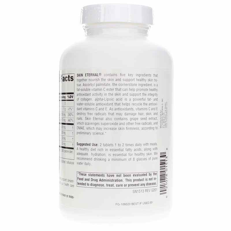 Skin Eternal Tablets, 240 Tablets, by Source Naturals, image #3