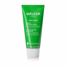 Weleda Skin Food Original Ultra-Rich Cream in green tube with white cap, 2.5 fl oz size.