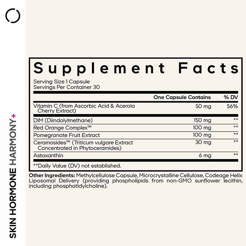 Skin Hormone Harmony+ - 30 Caps, 30 Capsules, by Codeage, image #2