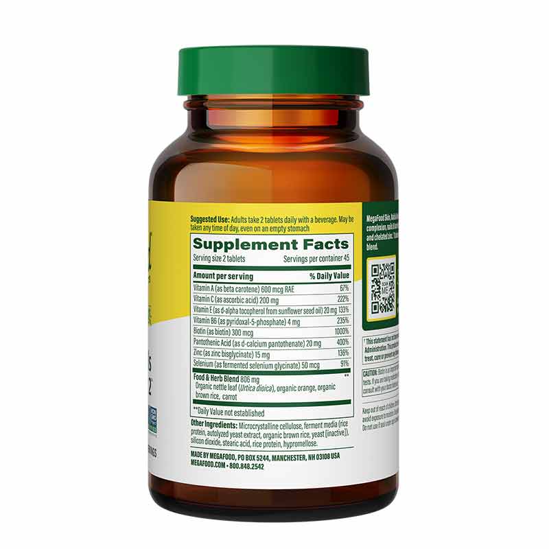 Skin, Nails & Hair 2, 90 Tablets, by Megafood, image #2