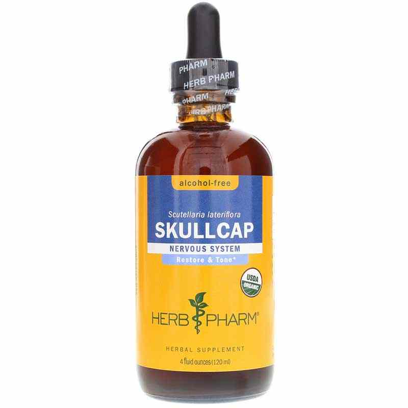Skullcap Extract Alcohol Free, 4 Oz, by Herb Pharm