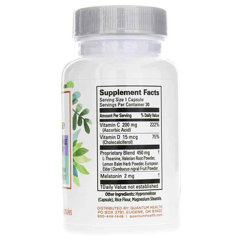 Sleep + Immune with 2 Mg Melatonin, by Quantum Health, image #2