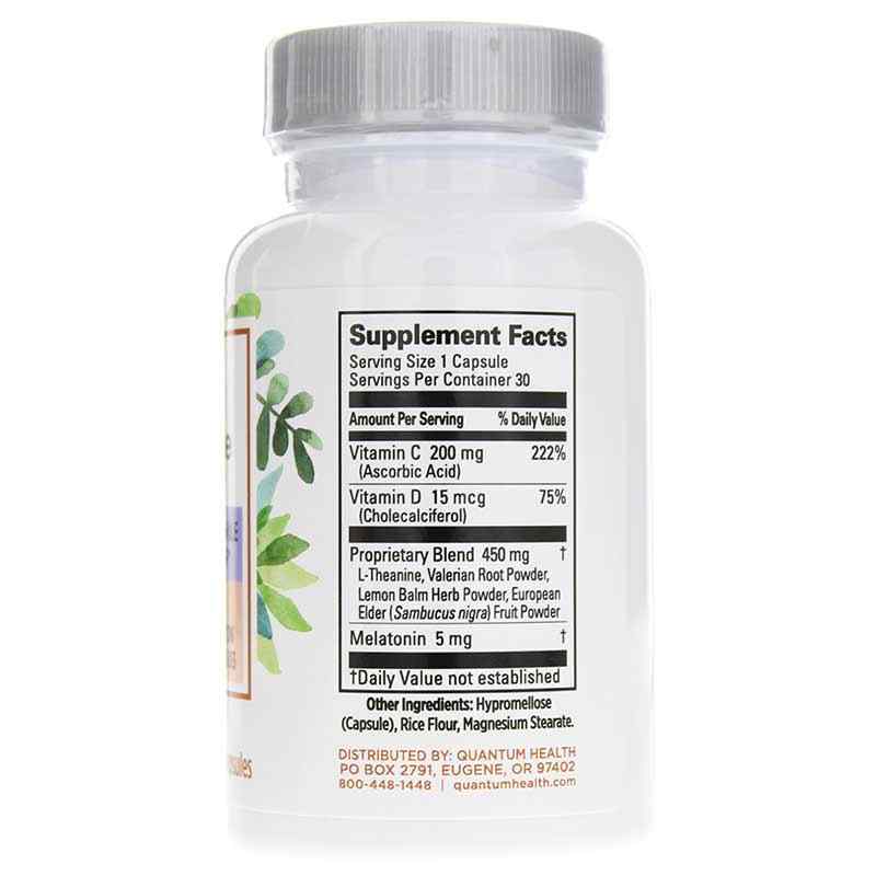 Sleep + Immune Extra Strength with 5 Mg Melatonin, by Quantum Health, image #2