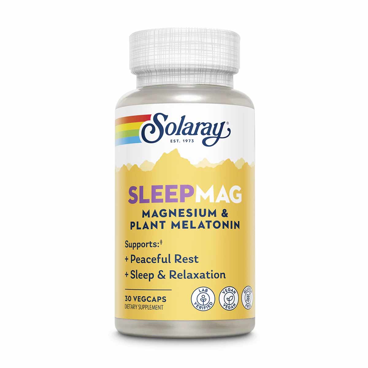 Sleep Mag - Magnesium & Plant Melatonin, by Solaray