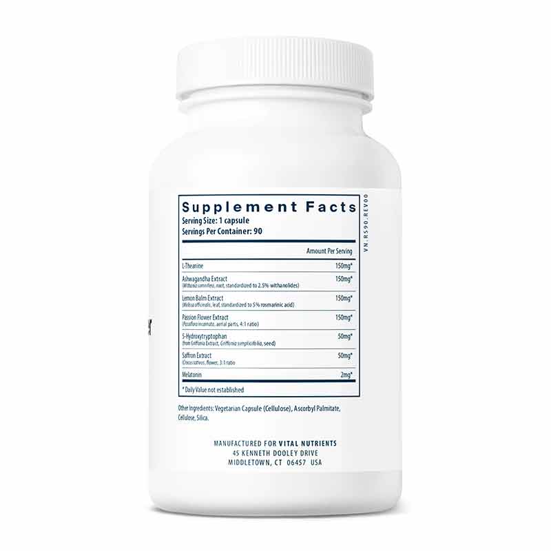 Sleep + Recover, 90 Capsules, by Vital Nutrients, image #3