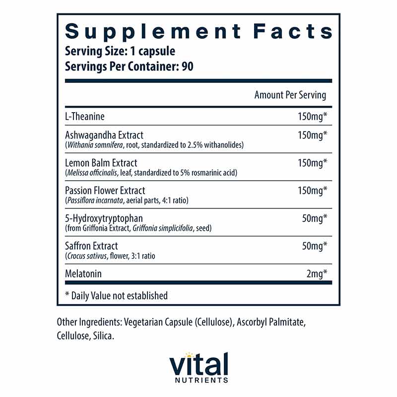 Sleep + Recover, 90 Capsules, by Vital Nutrients, image #4