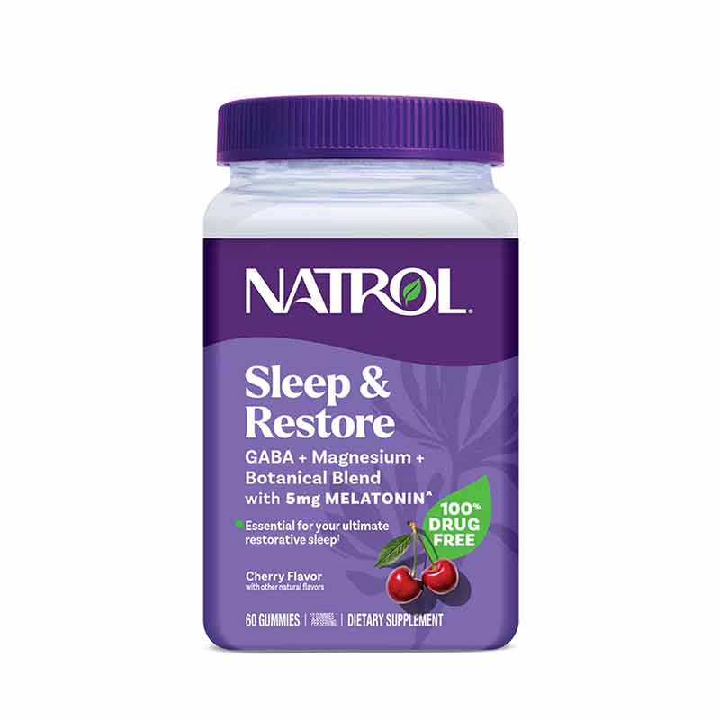 Sleep & Restore Gummies with Melatonin, by Natrol