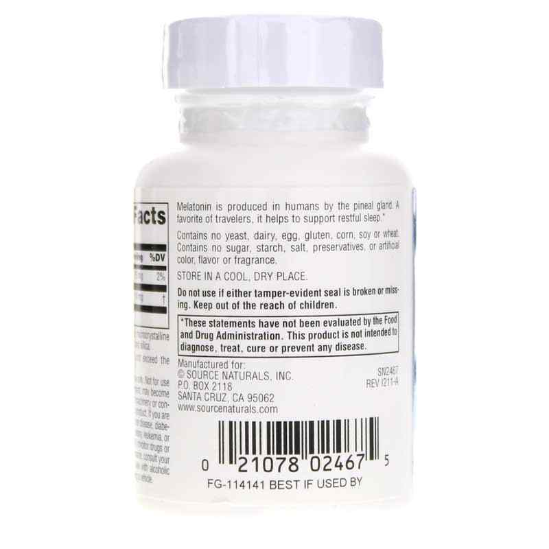 Sleep Science Melatonin 10 Mg Tablets, 120 Tablets, by Source Naturals, image #3