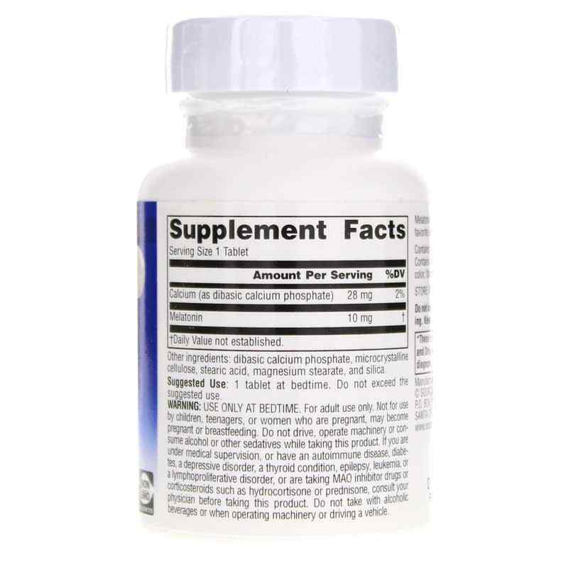 Sleep Science Melatonin 10 Mg Tablets, 60 Tablets, by Source Naturals, image #2