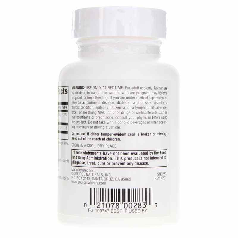 Sleep Science Melatonin 2.5 Mg Lozenges, Orange, 240 Lozenges, by Source Naturals, image #3