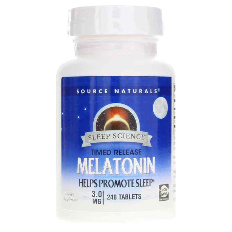 Sleep Science Melatonin 3 Mg Tablets, by Source Naturals