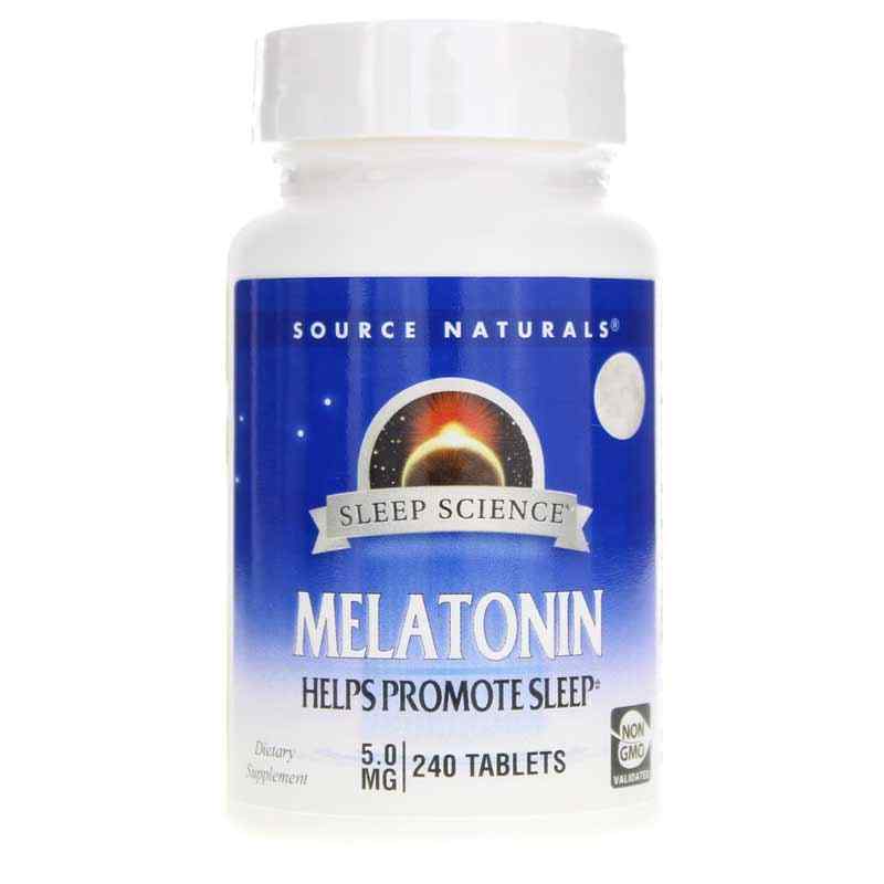 Sleep Science Melatonin 5 Mg Tablets, by Source Naturals