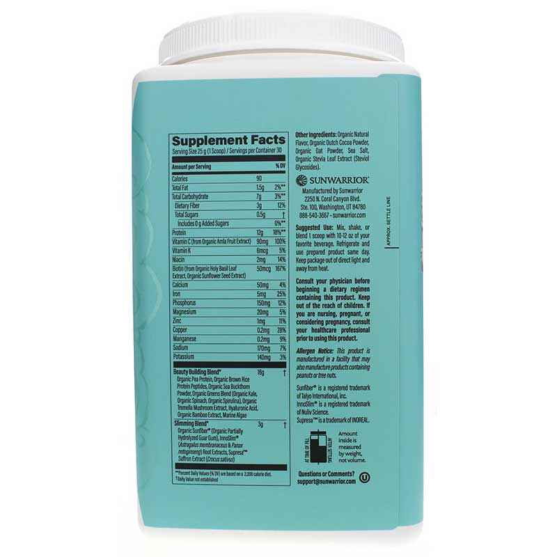 SLIM Collagen Boost, Chocolate, by Sunwarrior, image #2