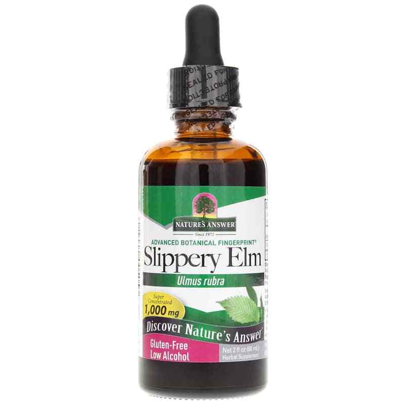 Slippery Elm Liquid, 2 Oz, by Natures Answer
