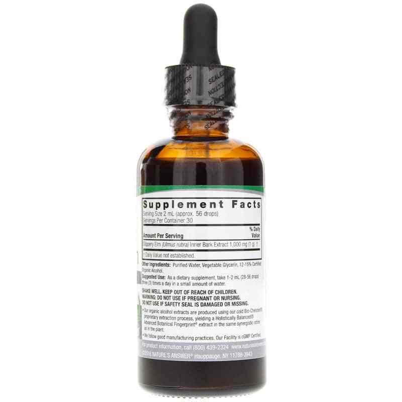 Slippery Elm Liquid, 2 Oz, by Natures Answer, image #2