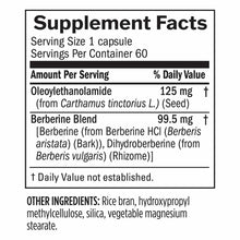 Supplement Facts label for Smart Metabolic Burn capsules showing ingredients including Oleoylethanolomide, Berberine Blend, a