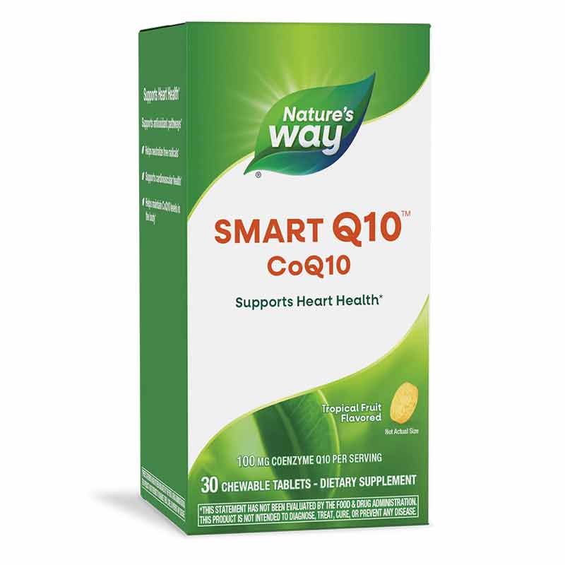 Smart Q10 100 Mg, Tropical Fruit, by Natures Way