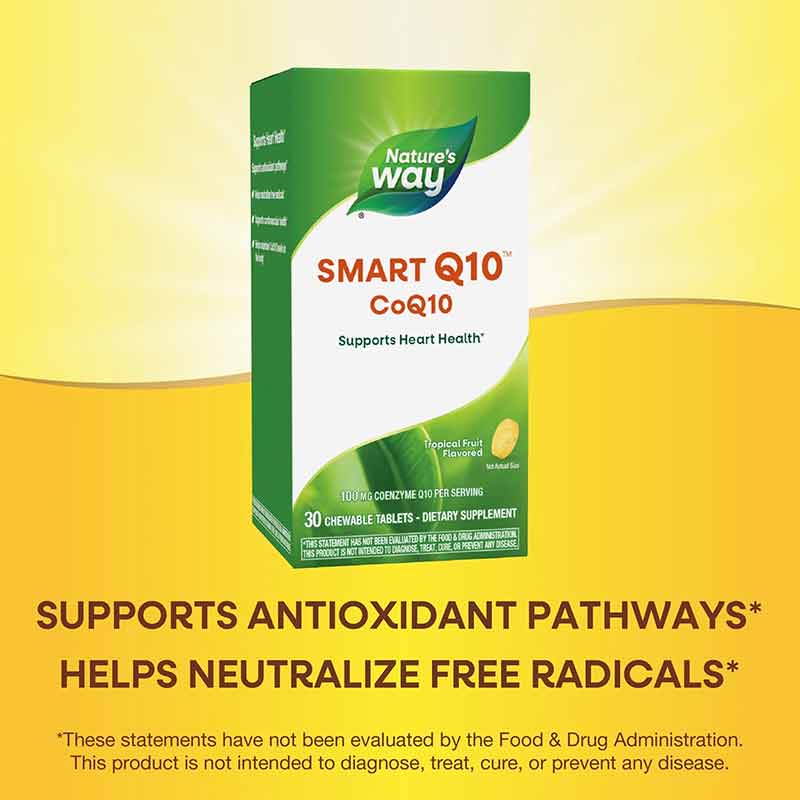 Smart Q10 100 Mg, Tropical Fruit, by Natures Way, image #5