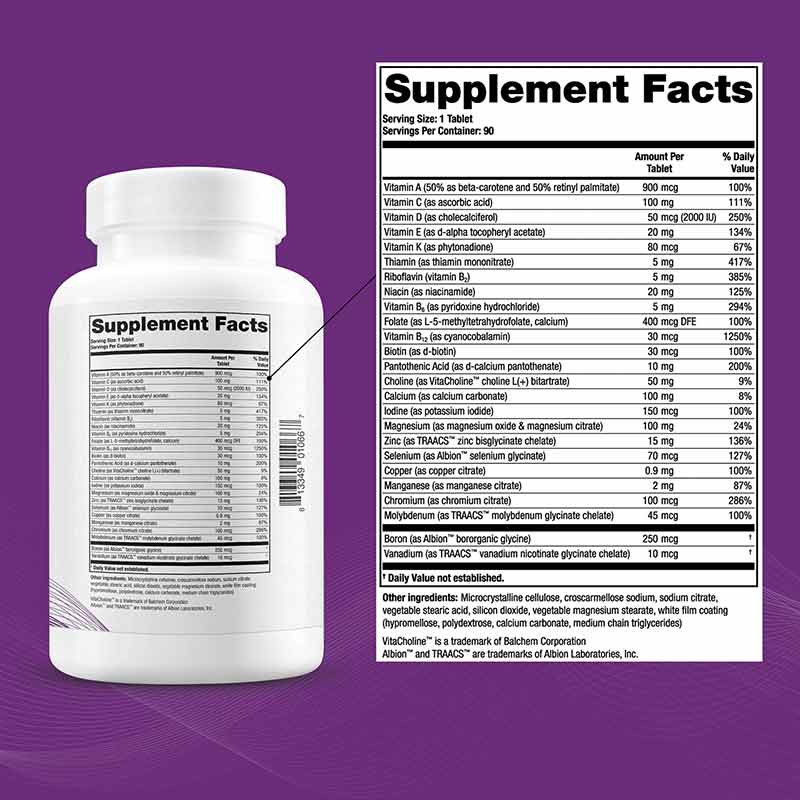 Solo Multivitamin & Mineral, by Theralogix, image #3
