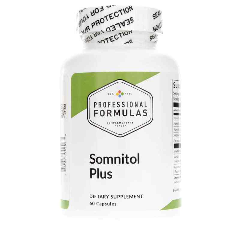 Somnitol Plus Sleep Aid Capsules, by Professional Formulas