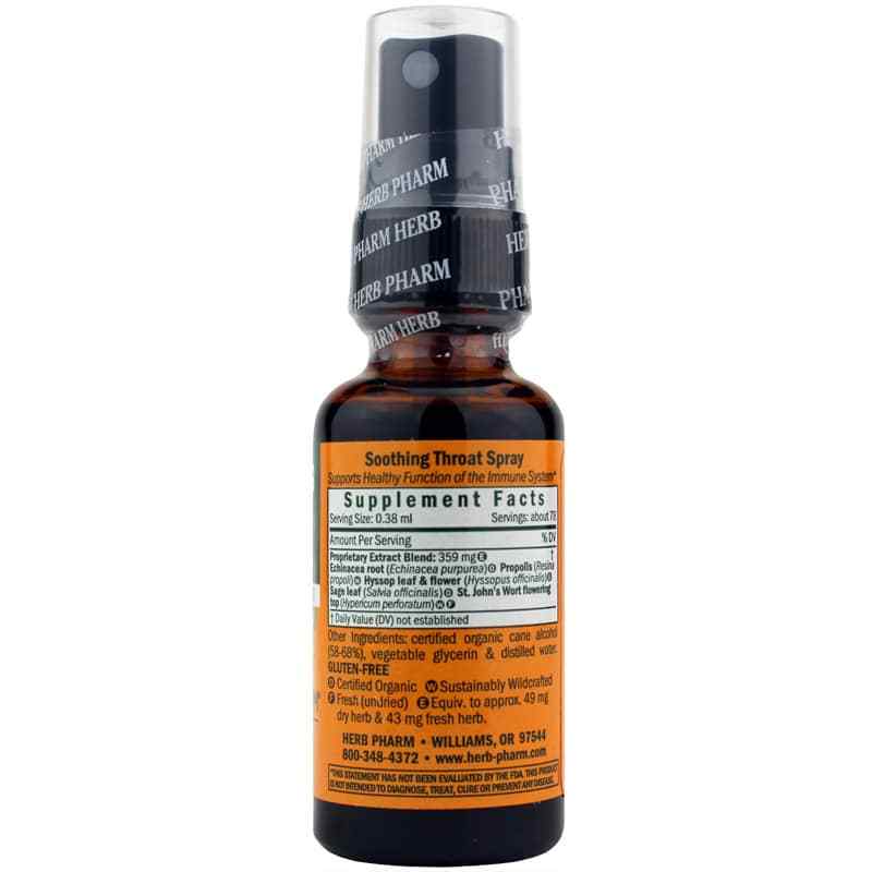 Soothing Throat Spray, by Herb Pharm, image #2