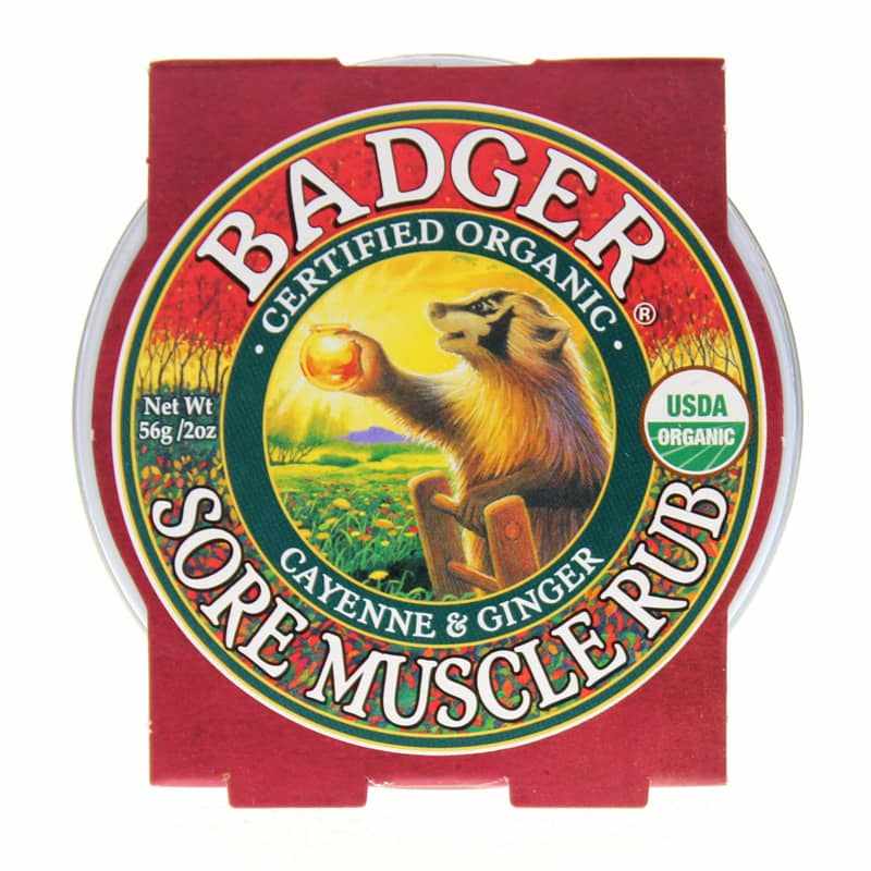 Sore Muscle Rub Cayenne & Ginger, by Badger