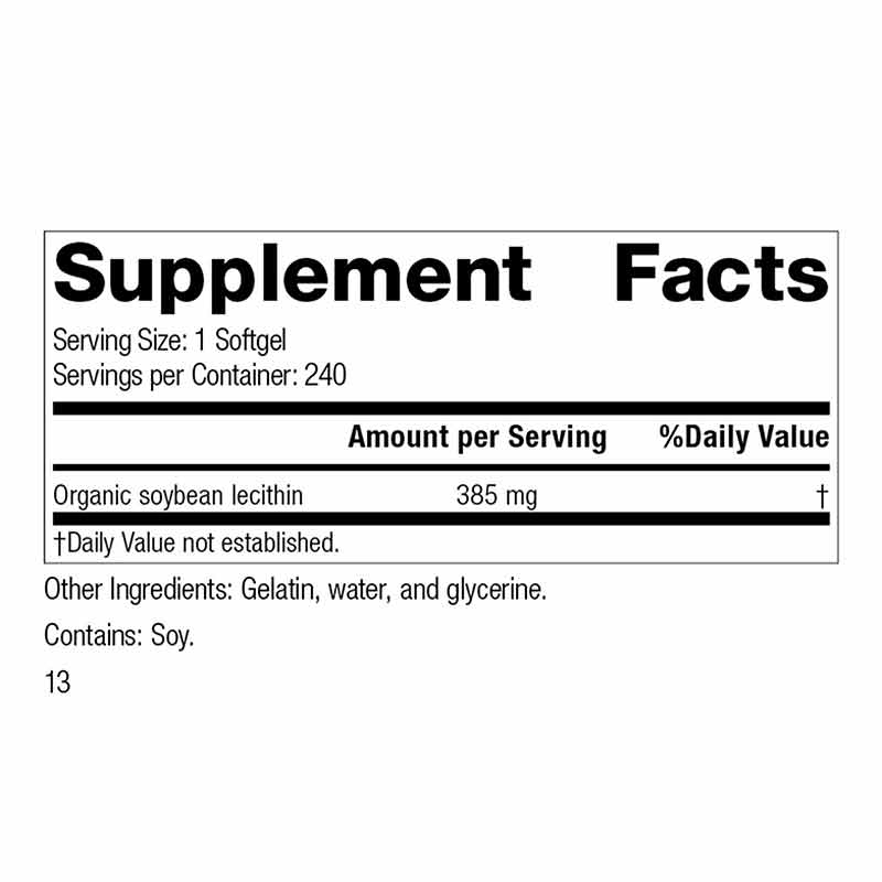 Soybean Lecithin, by Standard Process, image #2