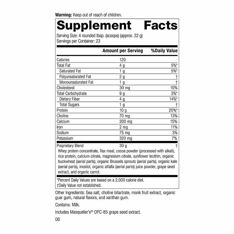 SP Complete Powder, Chocolate, by Standard Process, image #2