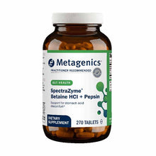 SpectraZyme Betaine HCL + Pepsin, 270 Tablets, by Metagenics