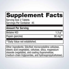 SpectraZyme Betaine HCL + Pepsin, 90 Tablets, by Metagenics, image #2