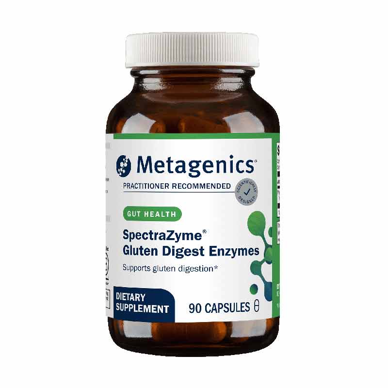 SpectraZyme Gluten Digest Enzymes, 90 Capsules, by Metagenics