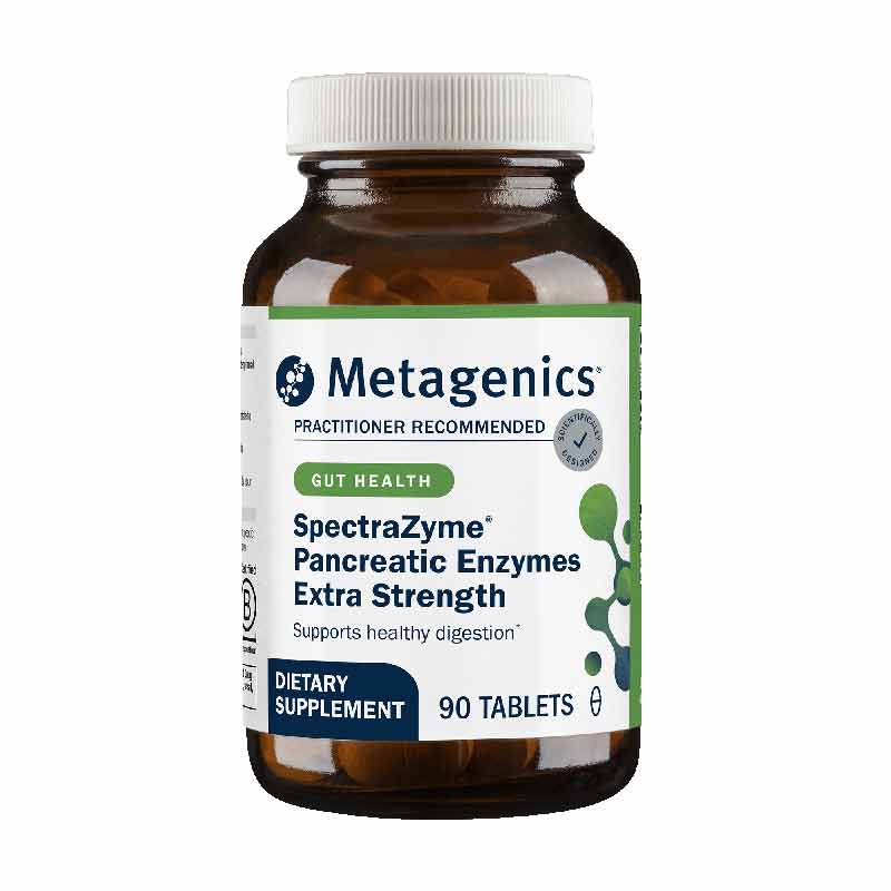 SpectraZyme Pancreatic Enzymes Extra Strength, by Metagenics