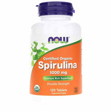 Spirulina 1000 Mg Organic, by NOW Foods