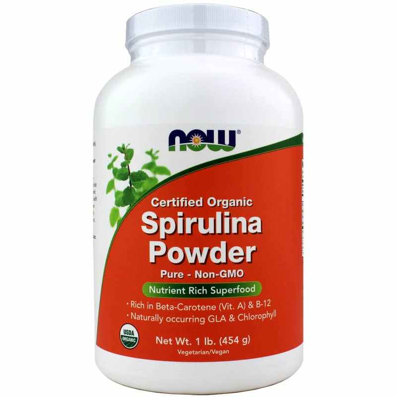Spirulina Organic Pure Powder, by NOW Foods