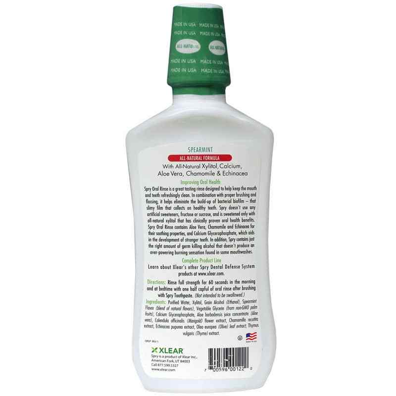 Spry Oral Rinse, Spearmint, by Xlear, image #2