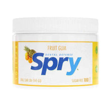 Spry Xylitol Gum, Fruit, 100 Piece Jar, by Xlear