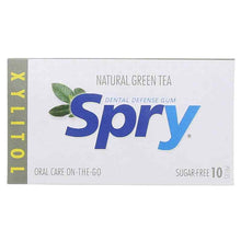 Spry Xylitol Gum, Green Tea, 10 Piece Blister Pack, by Xlear