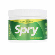 Spry Xylitol Gum, Spearmint, 100 Piece Jar, by Xlear