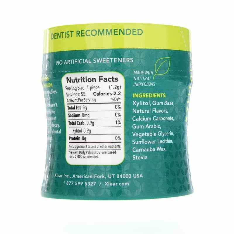 Spry Xylitol Gum, Wintergreen, 55 Piece Jar, by Xlear, image #3