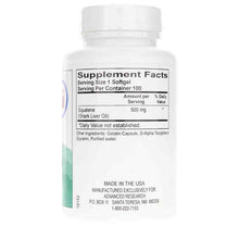 Squalene Shark Liver Oil 500 Mg, 100 Softgels, by Advanced Research, image #2