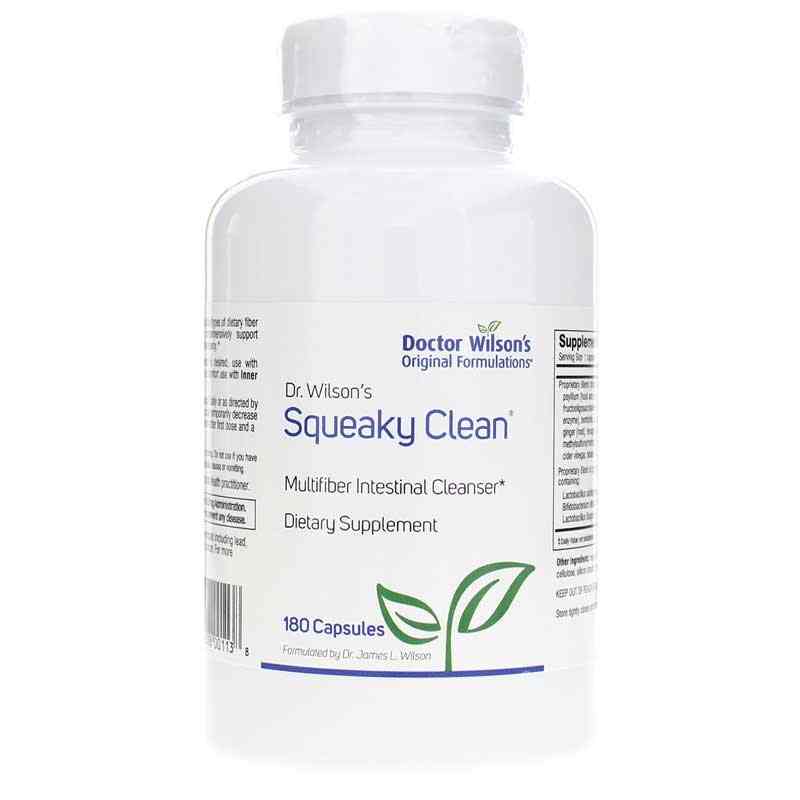 Squeaky Clean, 180 Capsules, by Doctor Wilson's