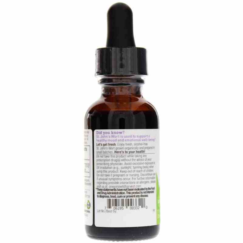 St. John's Wort Alcohol-Free, 1 Oz, by Oregons Wild Harvest, image #3