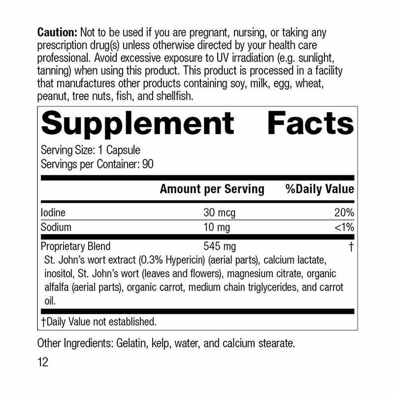 St. John's Wort-IMT, by Standard Process, image #2